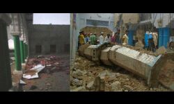 अभी-अभी : अचानक आई भयंकर तबाही, ताजमहल की मीनारें गिरी, 16 लोगों की मौत