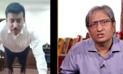 भारत का सूचना मंत्री चमड़े के जूते पहनकर पुश अप कर रहा है उसे स्वास्थ्य की चिंता है अपने मंत्रालय की नहीं : रवीश कुमार