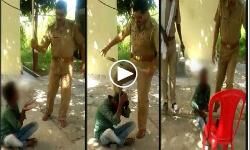 VIDEO: योगी राज में  पुलिस की हैवानियत, गिड़गिड़ाता रहा नाबालिग नहीं आया रहम