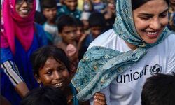 बांग्लादेश में रोहिंग्या समुदाय से मिलने पहुची अभिनेत्री प्रियंका चोपड़ा, जम कर हो रही है तारीफ