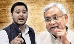 तेजस्वी यादव ने बोला सुशासन बाबू पर हमला, कहा- नीतीश कुमार भ्रष्टाचार के धृतराष्ट्र बने हुए है