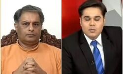 LIVE डिबेट में कांग्रेस प्रवक्ता राजीव त्यागी ने अमिश देवगन को कहा दलाल और भड़…, मचा बवाल