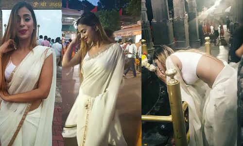 वीडियो: उज्जैन महाकाल मंदिर में मॉडल ने बनाया अश्लील वीडियो, सोशल मीडिया पर हुआ वायरल तो लोगो ने…