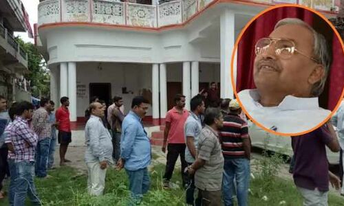 भाजपा विधायक कमलेश शुक्ला की गुंडई, गाजीपुर में गनर के साथ पहुंचे मकान कब्जा करने