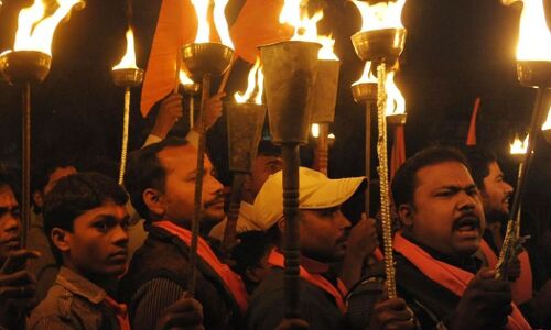 आगरा हिंसा: लूटपाट, हिंसा के आरोप में  बजरंग दल के 14 कार्यकर्ता गिरफ़्तार