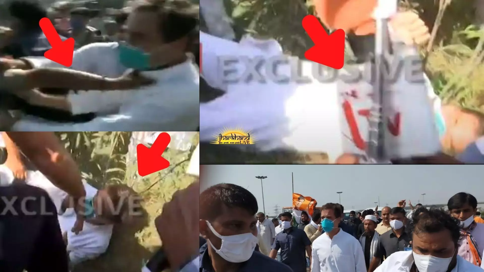 हाथरस गैंग रेप : पैदल जा रहे राहुल गांधी के साथ योगी की पुलिस ने की धक्कामुक्की, जमीन पर गिरे कांग्रेस के पूर्व अध्यक्ष हाथरस गैंग रेप : पैदल जा रहे राहुल गांधी के साथ योगी की पुलिस ने की धक्कामुक्की, जमीन पर गिरे कांग्रेस के पूर्व अध्यक्ष