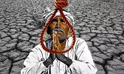 कर्ज में डूबे किसान ने फांसी लगाकर की आत्महत्या, खेत में पेड़ से लटका मिला शव