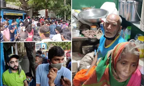 Baba Ka Dhaba: बाबा का ढाबा में खाना खाने वोलों की लगी भीड़, रोते बुजुर्ग के चेहरे पर मुस्कान Baba Ka Dhaba: बाबा का ढाबा में खाना खाने वोलों की लगी भीड़, रोते बुजुर्ग के चेहरे पर मुस्कान