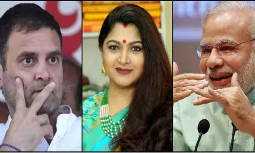 चुनाव से पहले कांग्रेस को झटका! खुशबू सुंदर ने पार्टी से दिया इस्तीफा- BJP में हो सकती हैं शामिल चुनाव से पहले कांग्रेस को झटका! खुशबू सुंदर ने पार्टी से दिया इस्तीफा- BJP में हो सकती हैं शामिल