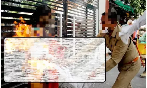 UP: BJP दफ्तर के सामने आत्मदाह करने वाली महिला की अस्‍पताल में मौत, जानें पूरा मामला