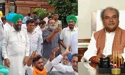 किसानों के साथ मीटिंग में नहीं पहुंचे कृषि मंत्री, सरकार पर भड़के किसानों ने फाड़ दी कृषि बिल की कॉपियां