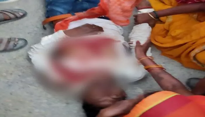 योगी राज में नहीं थम रहा अपराध: गाजीपुर में हत्या कर भागे लुटेरे, लूट ले गए लाखों रुपए