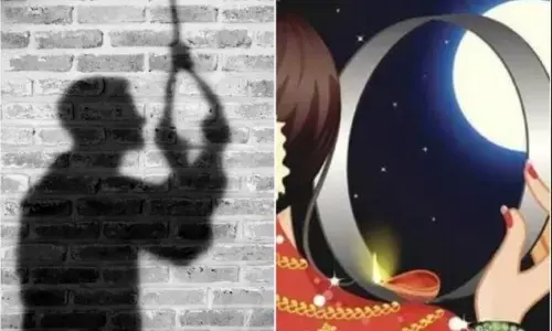 HUSBAND COMMITS SUICIDE ON KARWA CHAUTH DAY FAMILY IN SHOCK