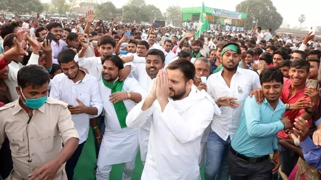 Exit Polls Predicts Clear Majority for Grand Alliance, Tejaswi Yadav First Choice for Chief Minister