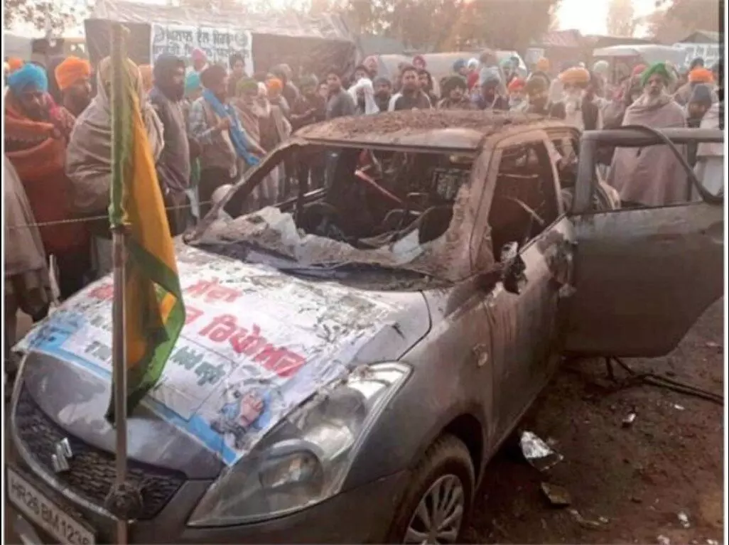 Farmers Protest Delhi Chalo Update: किसान आंदोलन – टिकरी बॉर्डर पर कार में आग लगने से बुजुर्ग की मौत