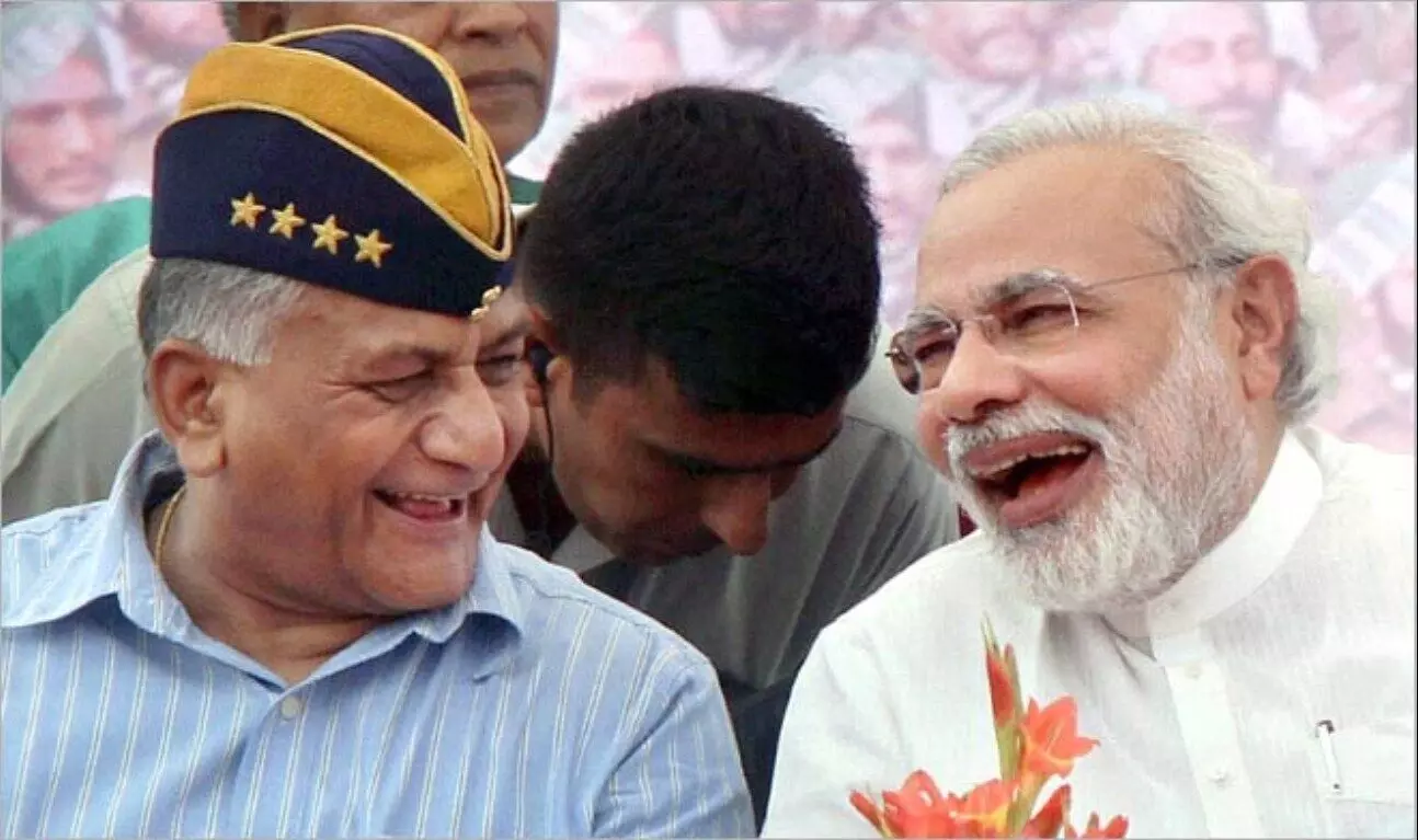 VK Singh on Farmers agitation Many of the people in pictures do not appear to be farmers