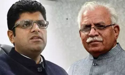 खट्टर सरकार गिरना तय? उप-मुख्यमंत्री दुष्यंत चौटाला दे सकते है इस्तीफा, जानिए क्या है पूरा मलमा खट्टर सरकार गिरना तय? उप-मुख्यमंत्री दुष्यंत चौटाला दे सकते है इस्तीफा, जानिए क्या है पूरा मलमा