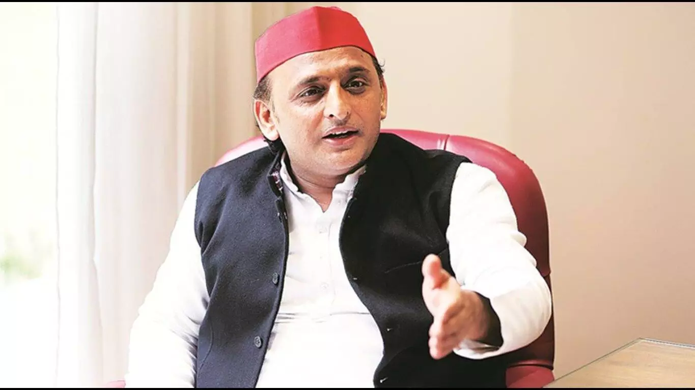 Farmers Protest Akhilesh Yadav targets Modi government