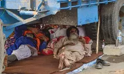 death of farmer in dharna sitting on sindhu border