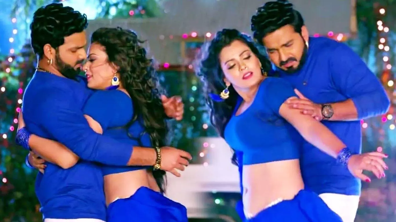 Nidhi Jha Sexy Bhojpuri Gana Hot Video: अरविंद अकेला कल्‍लू संग नजर आईं निधि झा, हॉट अंदाज से उड़ाए होश