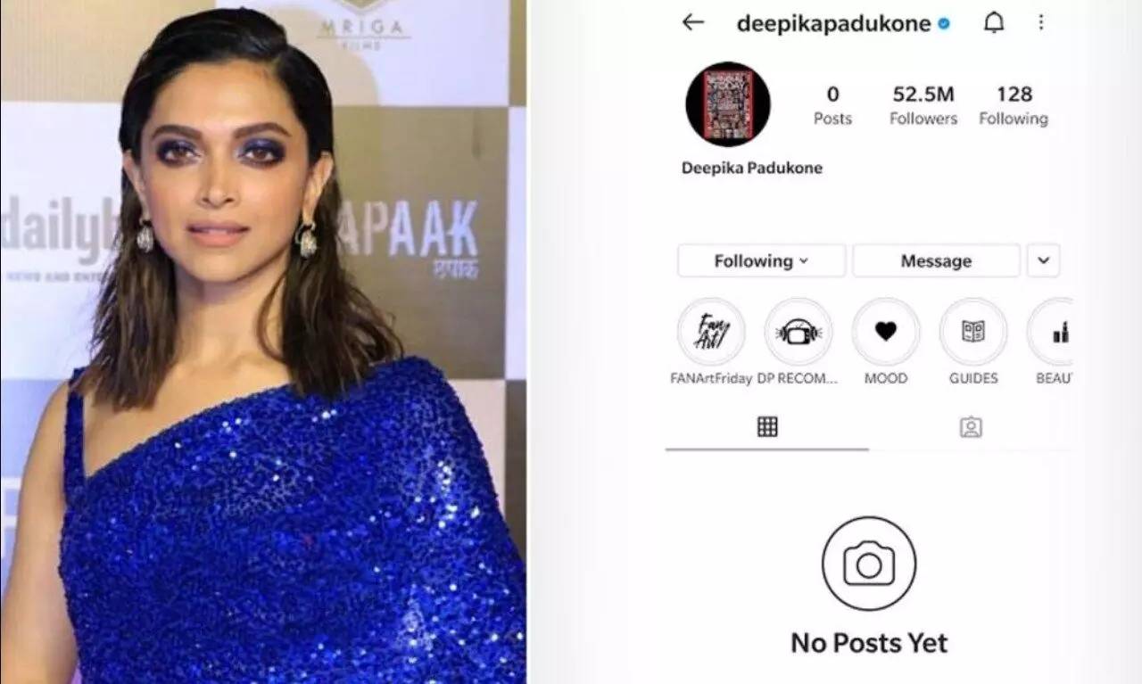 Deepika Padukone Deleted all posts: Padukone ने डिलीट किये Instagram के अपने सभी पोस्ट्स, मायूस हुए फैंस