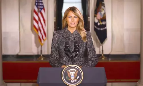 Melania Trump asks Americans to ‘choose love’ in her farewell speech