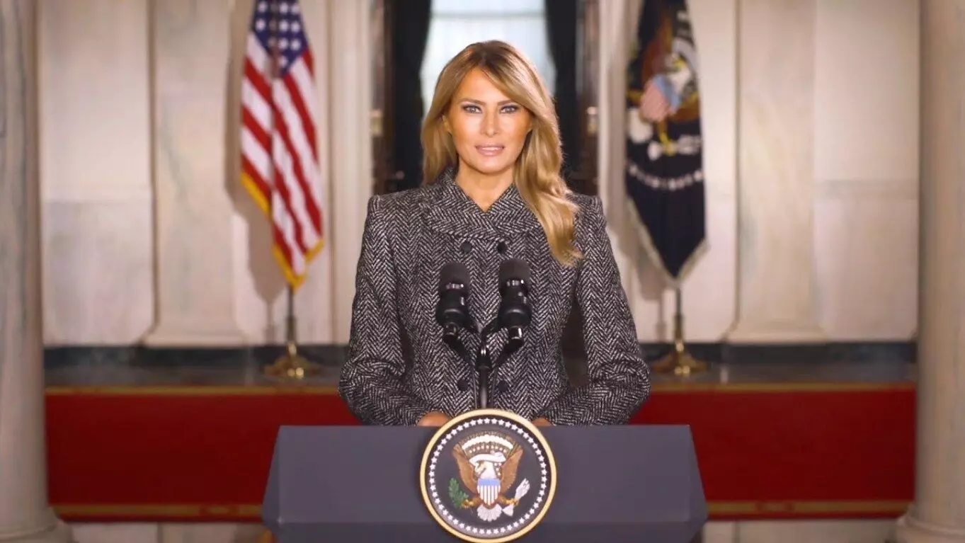 Melania Trump asks Americans to ‘choose love’ in her farewell speech