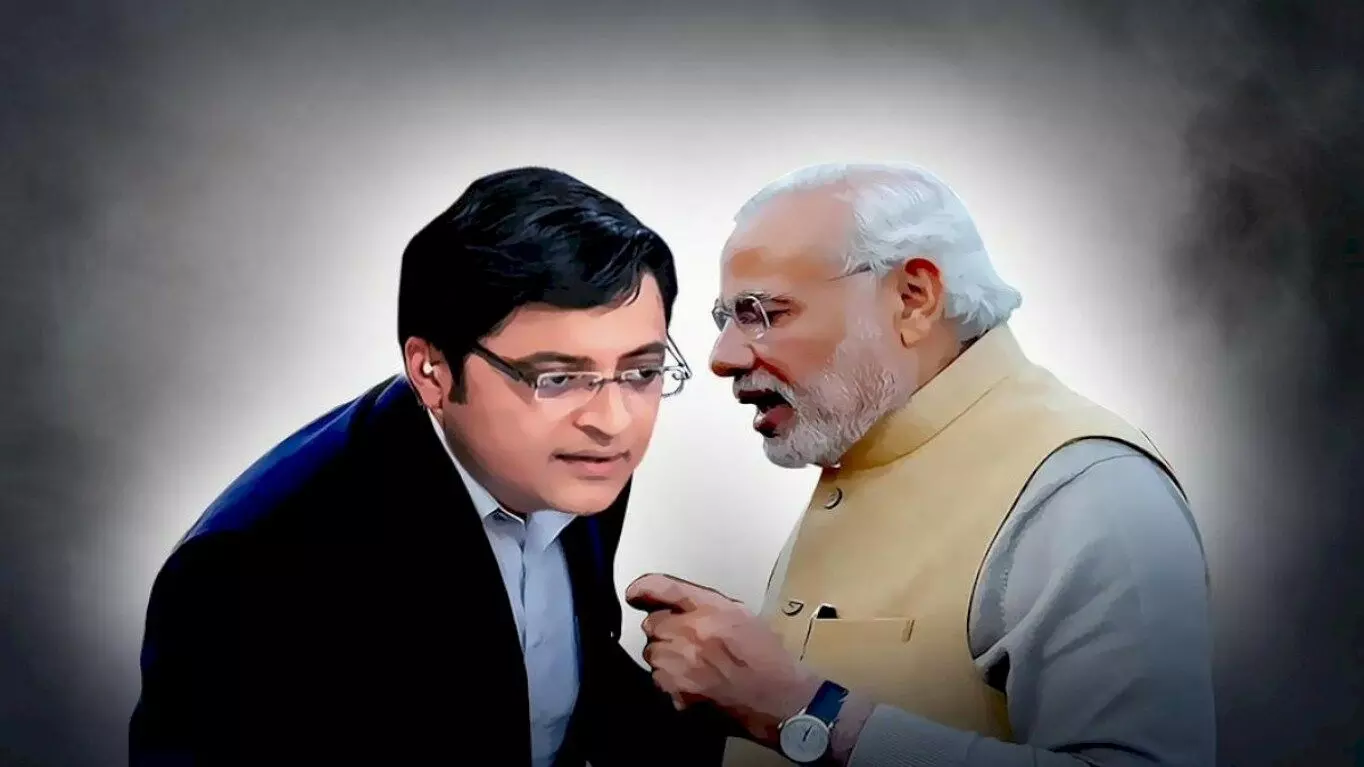 Shiv Sena dares BJP to file cases against Arnab Goswami