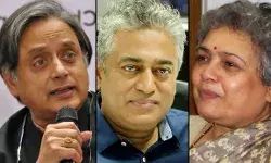 उत्तर प्रदेश: शशि थरूर, राजदीप सरदेसाई , मृणाल पांडे सहित 8 पर एफआईआर, लोगों को भड़काने का आरोप उत्तर प्रदेश: शशि थरूर, राजदीप सरदेसाई , मृणाल पांडे सहित 8 पर एफआईआर, लोगों को भड़काने का आरोप