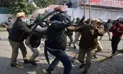 Police action in Singhu border attack, FIR lodged, 44 arrested Police action in Singhu border attack, FIR lodged, 44 arrested