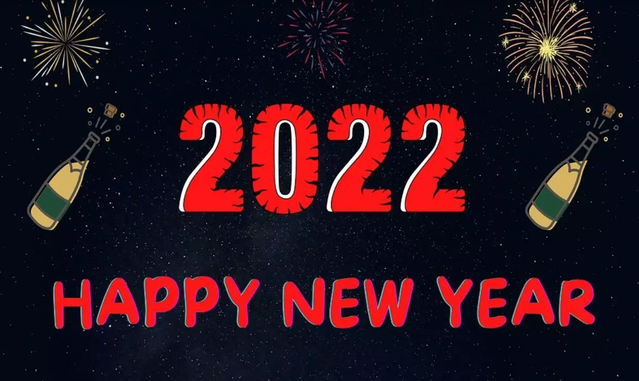New Year Advance 2022 Wishes: नव वर्ष की एडवांस में दें शुभकामनाएं, भेजें ये हिंदी WhatsApp Stickers, Facebook Messages, Quotes और GIF Greetings