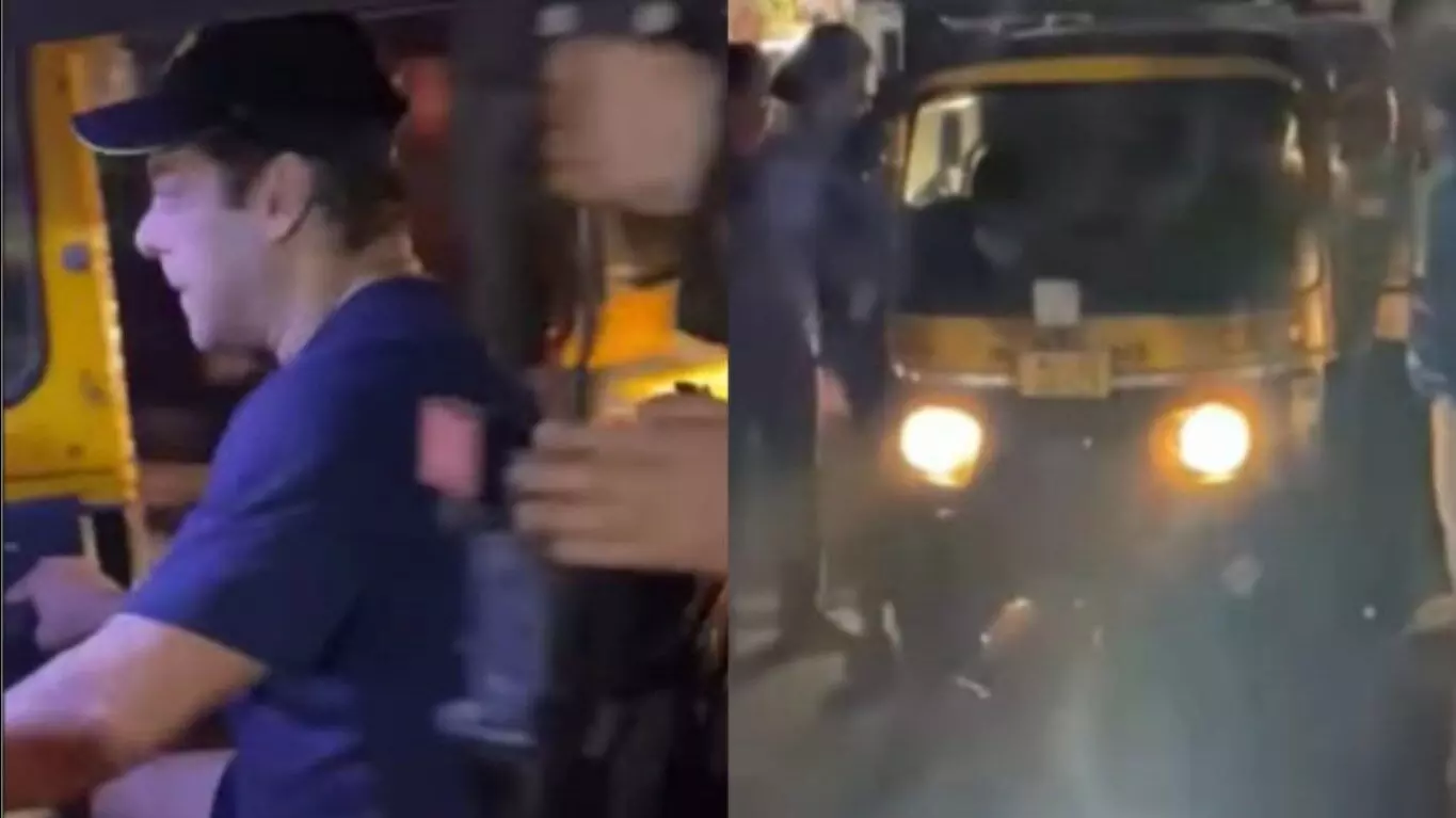 Salman Khan Viral Video: सलमान खान ने देर रात पनवेल में चलाया ऑटो रिक्शा, देखें वायरल Video