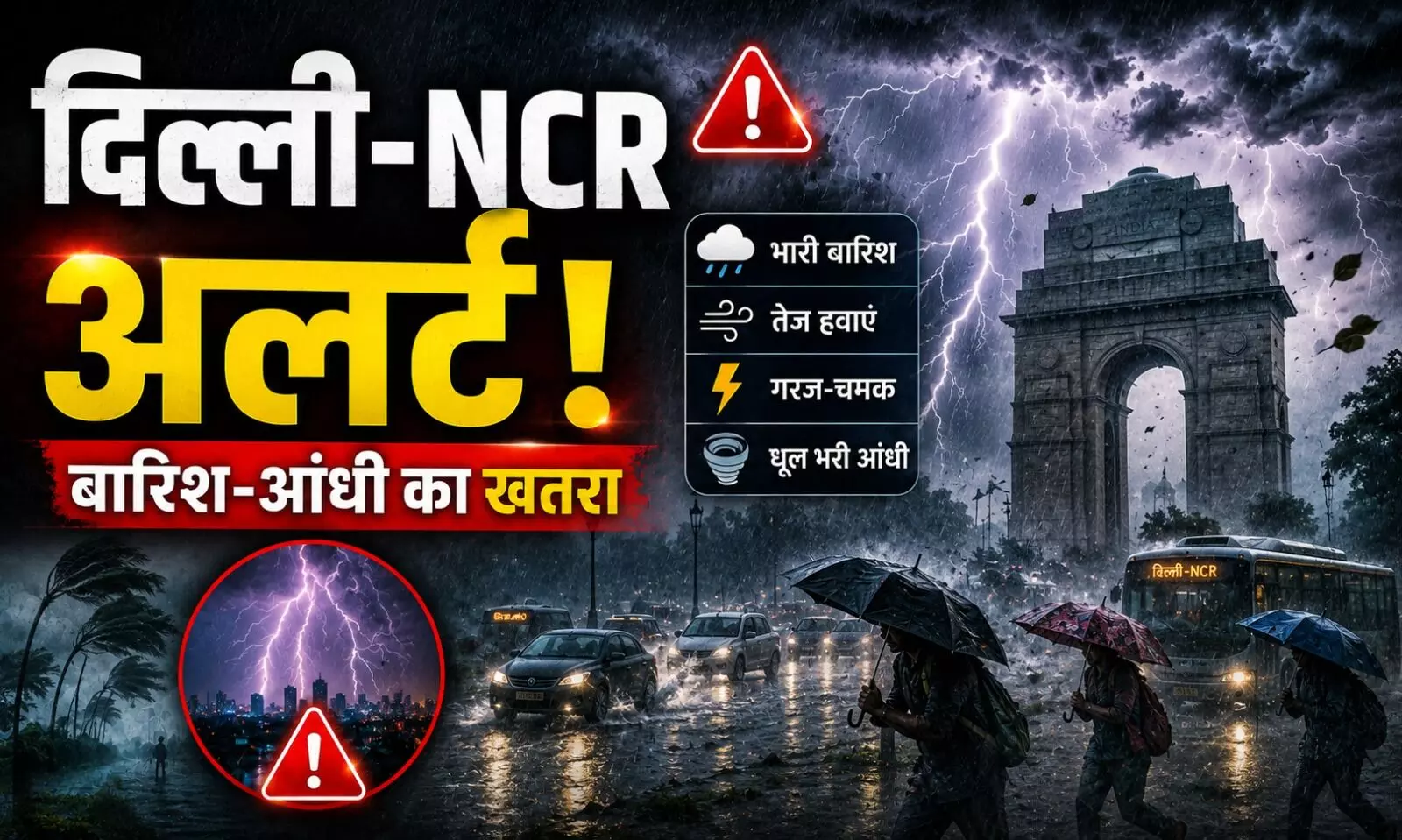 दिल्ली-NCR में फिर पलटेगा मौसम! गर्मी से मिलेगी राहत? आज 50 किमी/घंटे की रफ्तार से आंधी और बारिश का बड़ा अलर्ट, जानें अपने शहर का तापमान दिल्ली-NCR में फिर पलटेगा मौसम! गर्मी से मिलेगी राहत? आज 50 किमी/घंटे की रफ्तार से आंधी और बारिश का बड़ा अलर्ट, जानें अपने शहर का तापमान
