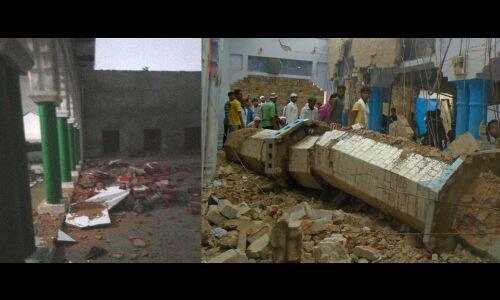 अभी-अभी : अचानक आई भयंकर तबाही, ताजमहल की मीनारें गिरी, 16 लोगों की मौत
