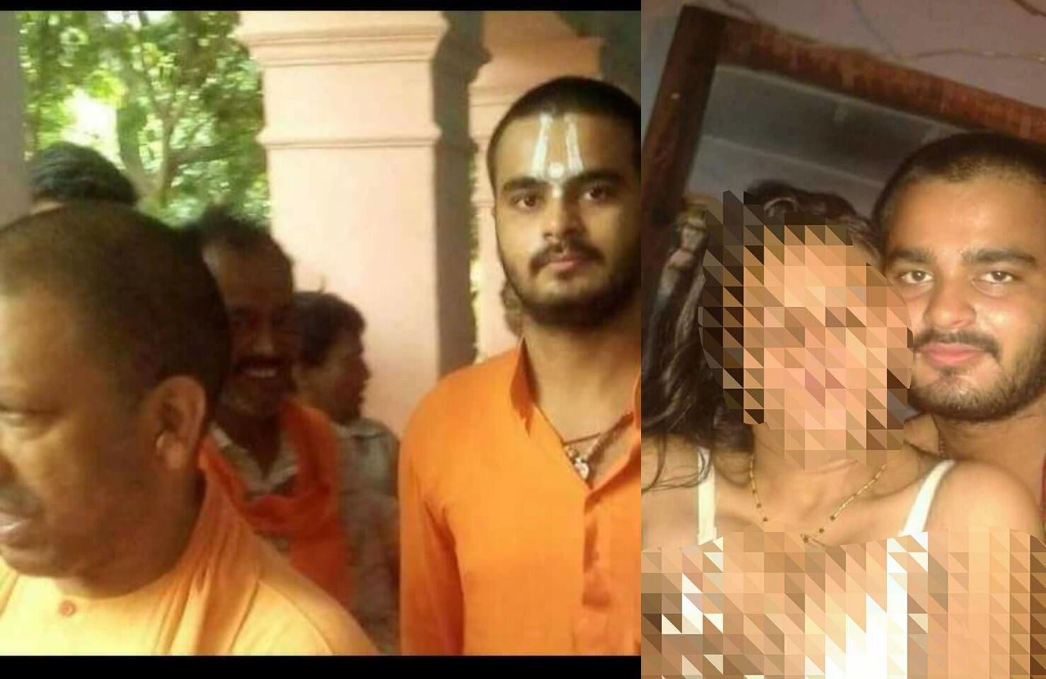 कथित रूप से CM योगी के करीबी महंत अनिल दास का कथित आपत्तिजनक फोटो तेज़ी से हो रहा वायरल कथित रूप से CM योगी के करीबी महंत अनिल दास का कथित आपत्तिजनक फोटो तेज़ी से हो रहा वायरल