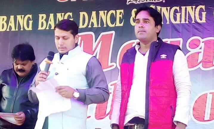 मुरली मनोहर जायसवाल  ने डांस व गायन  बैंग बैंग प्रतियोगिता में भाग लिए प्रतियोगिताओं का मनोबल बढ़ाया