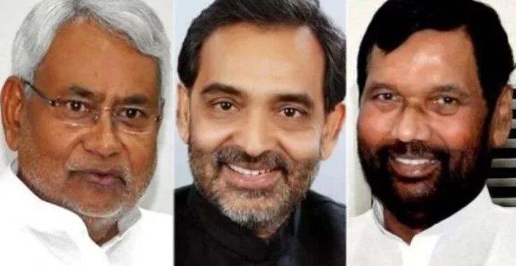 बिहार एनडीए में पड़ी फूट: नीतीश को ज्यादा तवज्जो से कुशवाहा-पासवान खफा, सीट बंटवारे की खबरों ने डाला आग में घी