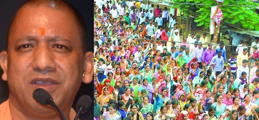 VIDEO: महिला शिक्षामित्रों ने कहा योगी को मारो जूता, योगी ने हमारे वोट का किया अपमान: वीडियो हुआ वायरल VIDEO: महिला शिक्षामित्रों ने कहा योगी को मारो जूता, योगी ने हमारे वोट का किया अपमान: वीडियो हुआ वायरल