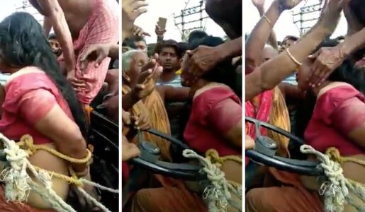 VIDEO: भीड़ तंत्र की शिकार हुई एक और महिला, बच्चा चोरी के शक में पीट-पीट कर मार डाला