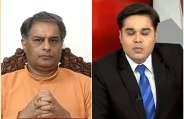 LIVE डिबेट में कांग्रेस प्रवक्ता राजीव त्यागी ने अमिश देवगन को कहा दलाल और भड़…, मचा बवाल